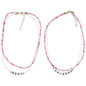 Σετ από 2 κολιέ με πέρλες Best Friends για κορίτσι 