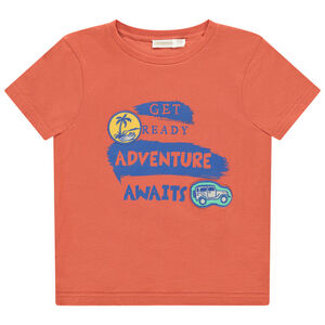 T-shirt κοντομάνικο με σχέδιο σχέδιο και badges κεντημένα Main T-shirt κοντομάνικο με σχέδιο σχέδιο και badges κεντημένα