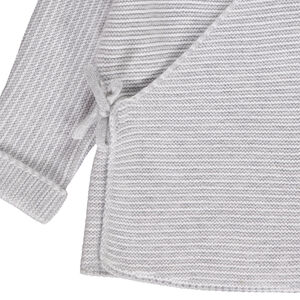 Αμάνικη μπλούζα από πλεκτό με σχέδιο point mousse και στυλ κασκόλ για μωρό 