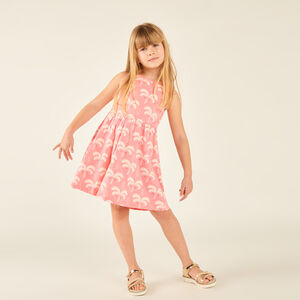 Φανταστικό εκτυπωμένο φανελάκι φόρεμα για κορίτσι 