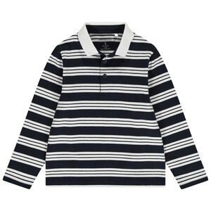 Πόλο μακρυμάνικο ριγέ για αγόρι 