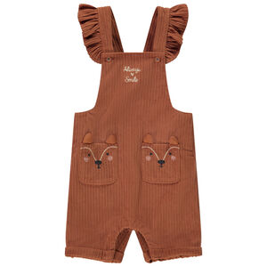 Σαλοπέτα κοντή από βελουτέ φαντασία για κορίτσι μωρό 