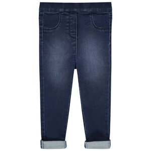 Jegging σε ύφασμα Milano με εβαζέ γραμμή κορίτσι 