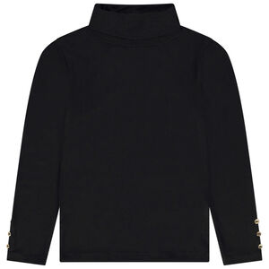 Μπλουζάκι ζιβάγκο μονόχρωμο από jersey για κορίτσι 