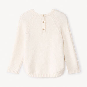 Πλεκτό μονόχρωμο πόντσο για μωρό κορίτσι 