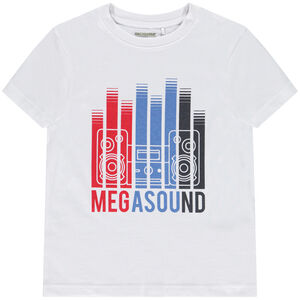 Κοντομάνικο μπλουζάκι από jersey με φαντεζί σχέδιο για αγόρι 