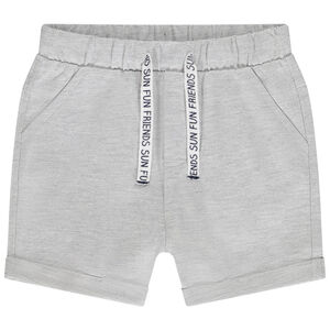 Βερμούδα en molleton μονόχρωμο για bebe αγόρι 