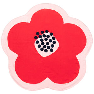 Serviette de plage en forme de fleur pour fille Main Serviette de plage en forme de fleur pour fille