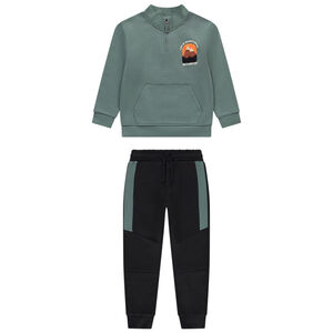 Σύνολο jogging από φούτερ με πατσαβούρες για αγόρι 