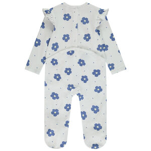 Σετ από 3 φορμάκια floral για bebe κορίτσι με διαφορετικά ανοίγματα ανάλογα με την ηλικία 