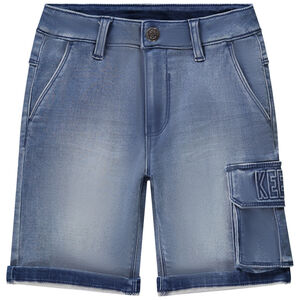 Βερμούδα effet jean με τσέπη plaquée για αγόρι 
