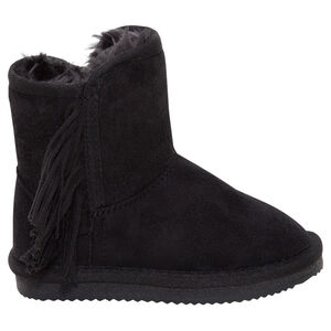 Μποτάκια με επένδυση και κρόσια σε σουέτ υφή σε νούμερα 28 έως 38 