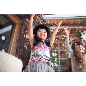 Καπέλο από sherpa με ροζ πούλιες 