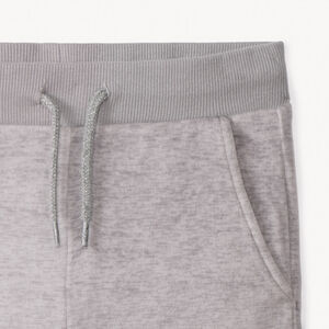 Σετ ζακέτα με κουκούλα και μονόχρωμο παντελόνι φόρμας για κορίτσι 