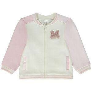 "Μπουφάν teddy με patch από βρόχους για bebe κορίτσι" 