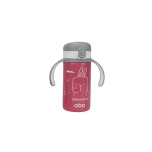 Παγούρι θερμός 280 ml με χερούλι και καλαμάκι abottle SOMEBUNNY LOVES YOU 