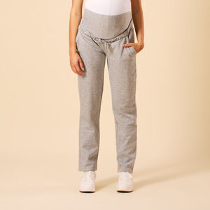 Παντελόνι εγκυμοσύνης από φούτερ με ψηλή ζώνη 