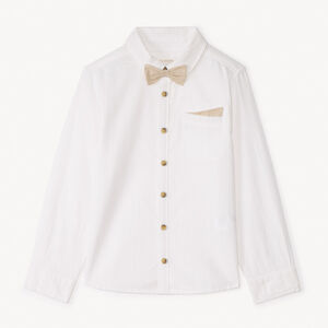 Πουκάμισο με μακρύ μανίκι + παπιγιόν για αγόρι 