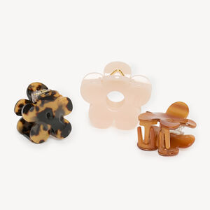 Pinces barrettes fille en forme de fleur lot de 3 