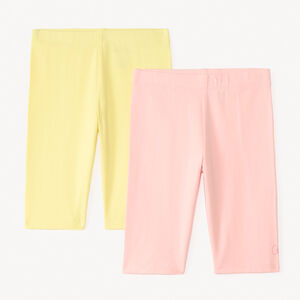 Σετ 2 μονόχρωμες κολάν για κορίτσι 