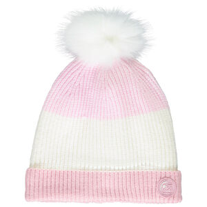 Καπέλο σκι από πλεκτό με χρωματικό μπλοκ για κορίτσι 