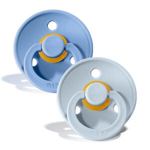 Bibs Πιπιλες Colour Round-2 Pack Sky Blue/Baby Blue No1 