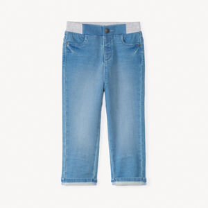 "Τζιν ίσιο με ελαστική μέση για μωρό αγόρι" 