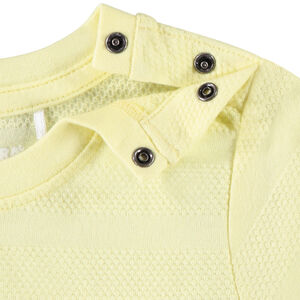 Κοντομάνικο μπλουζάκι από jersey με εφέ ποπ κορν για μωρό αγόρι 