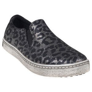 Baskets basses imprimées léopard effet pailleté du 24 au 27 