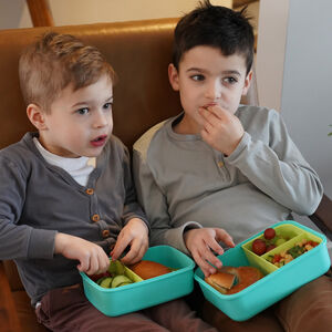 Bento Box Με Αποσπώμενα Χωρίσματα Blue/Mint Μelii 