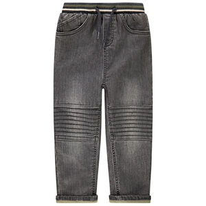 Jean denim avec ceinture rib pour bébé garçon Main Jean denim avec ceinture rib pour bébé garçon