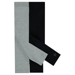 Σετ με 2 μονόχρωμα κολάν από ζέρσεϊ 