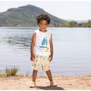 Ensemble de plage débardeur + bermuda pour bébé garçon Main Ensemble de plage débardeur + bermuda pour bébé garçon