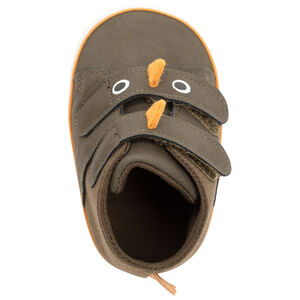 Αθλητικά παπούτσια ψηλά πάνινα με σκρατς και σχέδιο δεινόσαυρο 