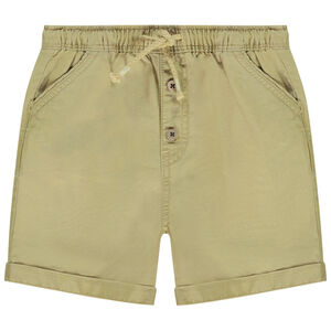 Βερμούδα από βαμβακερό πικέ μονόχρωμο για μωρό αγόρι 