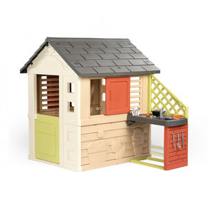 Σπιτάκι Nature Playhouse Και Κουζίνα Smoby Life  