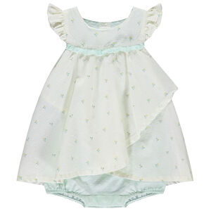 Σαλοπέτα κοντή φόρεμα με εφέ 2 σε 1 φαντασία για μωρό κορίτσι 