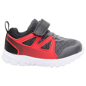 Δίχρωμα αθλητικά μποτάκια από δίχτυ με κορδόνια και βέλκρο 