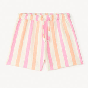 Σορτς πλεκτό ριγέ για κορίτσι 