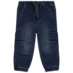 Τζιν αλεξίπτωτο με εφέ denim για μωρό αγόρι 