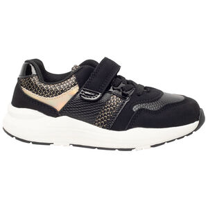 Αθλητικά παπούτσια με χρυσές λεπτομέρειες και σχέδιο φιδιού για κορίτσι 