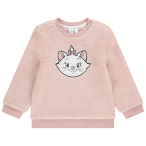 Sweat polaire en sherpa broderie Marie Les Aristochats pour bébé fille Main Sweat polaire en sherpa broderie Marie Les Aristochats pour bébé fille