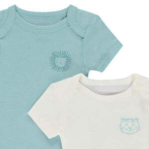 Σετ από 5 κοντομάνικα μπόντι με σχέδια για μωρό αγόρι 