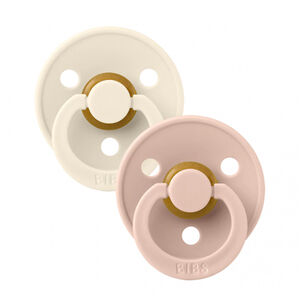 Bibs Πιπιλες Colour Round-2 Pack-Ivory/Blush No2 