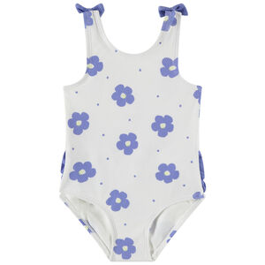 Μαγιό 1 κομμάτι με βολάν και λουλουδάτο σχέδιο για μωρό κορίτσι 