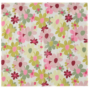 Μπαντάνα με ρετρό λουλούδια για κορίτσι 