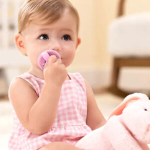 Πιπιλα & Μασητικο Ροζ/Μωβ Munchkin 