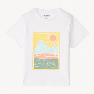 T-shirt με κοντά μανίκια από ζέρσεϊ με εκτύπωση για αγόρι 