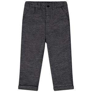 Pantalon chiné en double jersey pour bébé garçon Main Pantalon chiné en double jersey pour bébé garçon