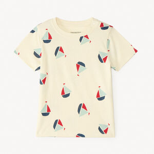 T-shirt με κοντά μανίκια με φανταστικό σχέδιο για μωρό αγόρι 